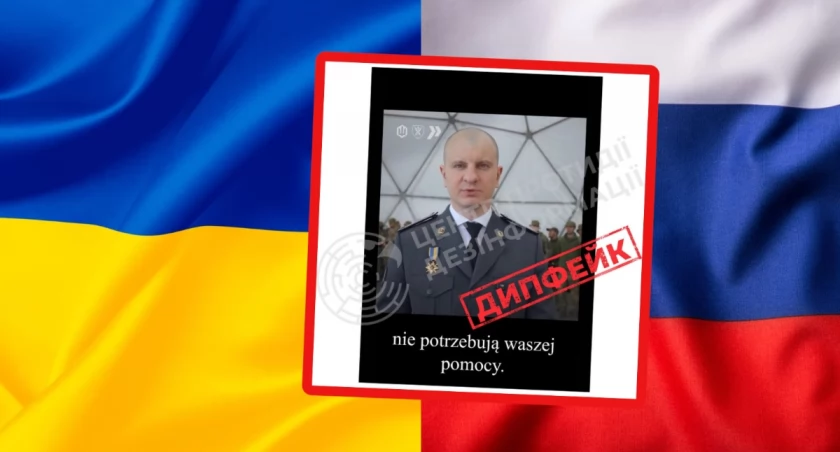 Rosja stworzyła deepfake ukraińskiego dowódcy. Chodzi o pomoc Polski dla Ukrainy