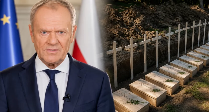 Mur Pamięci w Warszawie. Tusk zapowiada upamiętnienie ofiar wojen XX wieku w Ukrainie i zbrodni wołyńskiej