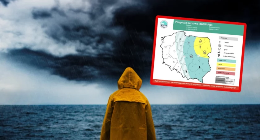 IMGW ostrzega przed groźną pogodą w Polsce. Burze i grad przejdą przez cztery województwa
