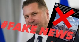 Przemysław Czarnek opublikował fake news. Demonstracja, której nie było 