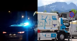 Zakopane: Pijany turysta zasnął w śmieciarce. Musiała interweniować policja