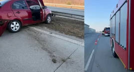 Wypadek na A1: Samochód uderzył w bariery. Utrudnienia w kierunku Gdańska – najnowsze szczegóły
