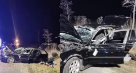 Tragiczny wypadek w Dębiczu. BMW dachowało, 35-latek zginął na miejscu