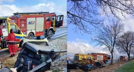 Śmiertelne zderzenie w Ząbkowicach Śląskich. Nie żyje młody kierowca
