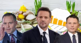 Z kim Polacy chcieliby zjeść wielkanocne śniadanie? Trzaskowski liderem sondażu