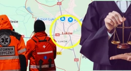 Ojciec i syn zaatakowali ratowników w szpitalu w Łukowie. Usłyszeli zarzuty