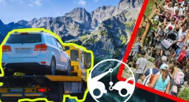 Morskie Oko oblężone przez turystów. Brak miejsc parkingowych, policja odholowuje auta