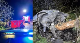 Śmiertelny wypadek w Bobowie. 25-latek zginął na miejscy, kierowca BMW zatrzymany