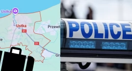 Zwłoki w walizce wyłowione z rzeki w Ustce. Policja bada sprawę
