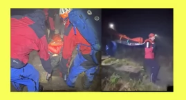 Dramat w Bieszczadach. Turysta z poważnym urazem czołgał się przez 2,5 godziny, by wezwać pomoc
