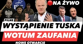 Pilne przemówienie Donalda Tuska. Mańka i Gzyl na żywo o wotum zaufania i wynikach wyborów