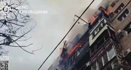 Rosyjski atak dronowy na Charków i Kijów. Ranni cywile, uszkodzona infrastruktura