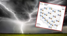 Prognoza pogody na weekend i poniedziałek. IMGW ostrzega: Burze, deszcz i silny wiatr