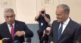Tusk i Orbán w sporze o Rosję. „Wiktor Orban uważa, że nie ma wojny, ja uważam, że jest”