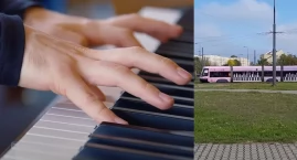 Tramwaj z muzyką Chopina kursuje po Warszawie. Promuje XIX Konkurs Chopinowski