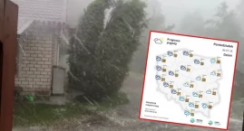 Pogoda w Polsce: deszcz, burze i silny wiatr do wtorku