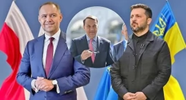 Spotkanie Nawrocki - Zełenski w Ankarze bez przełomu. Sikorski kpi z prezydentów