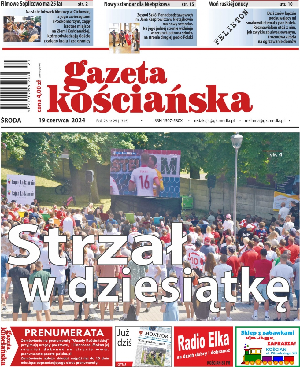 Nowy numer Gazety Kościańskiej Clone