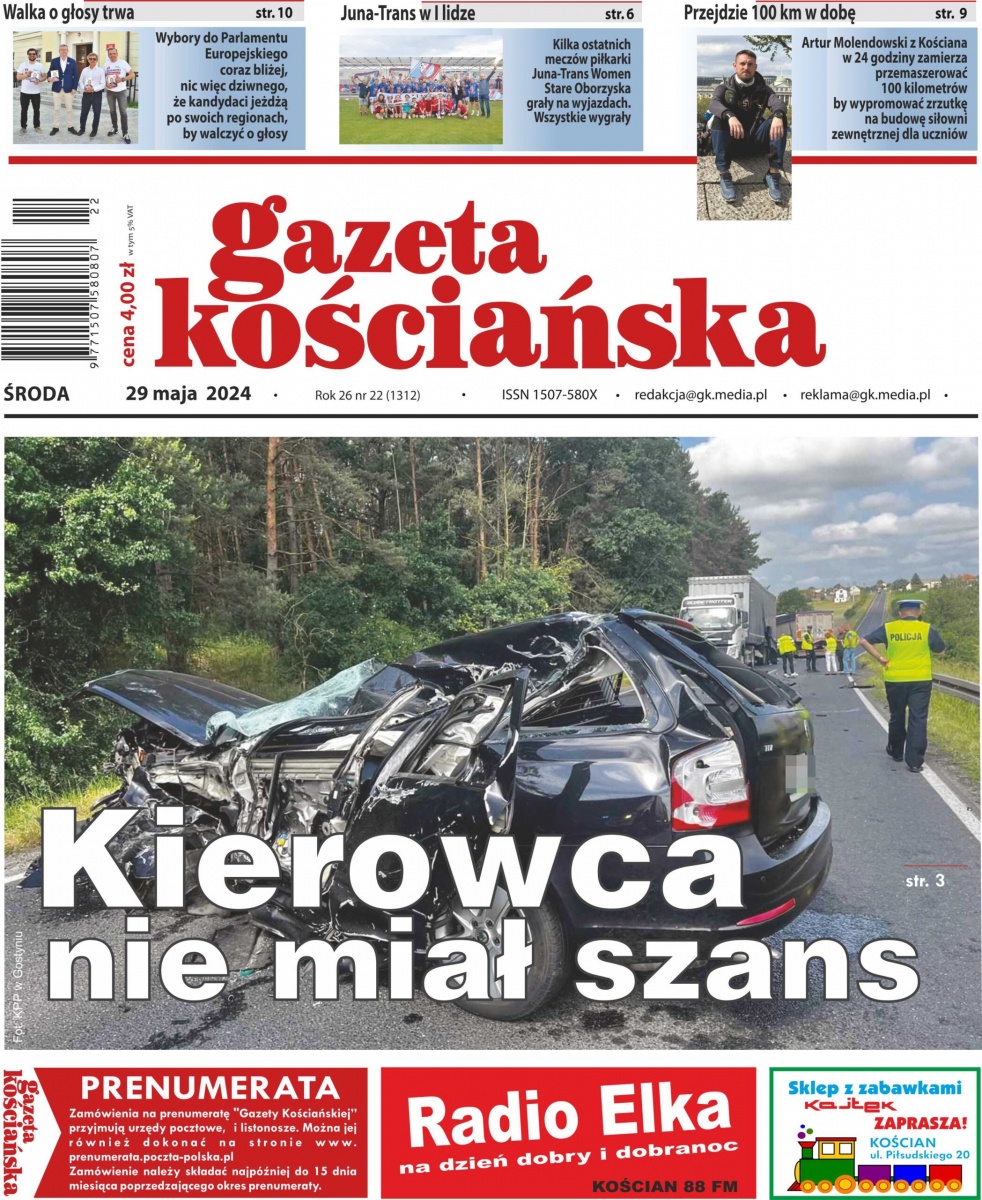 Nowy numer Gazety Kościańskiej