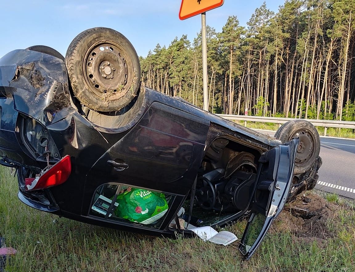 Kolizja przy zmianie pasa
