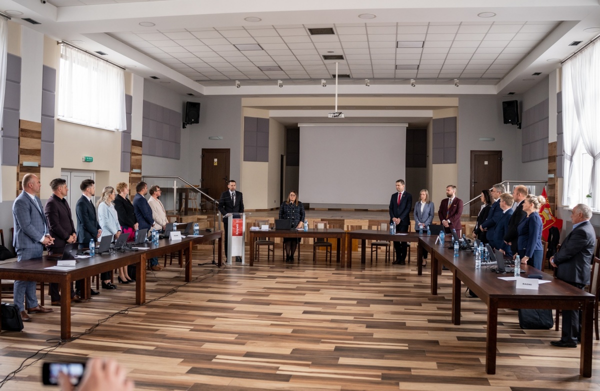 Pierwsza sesja krzywińskiej rady