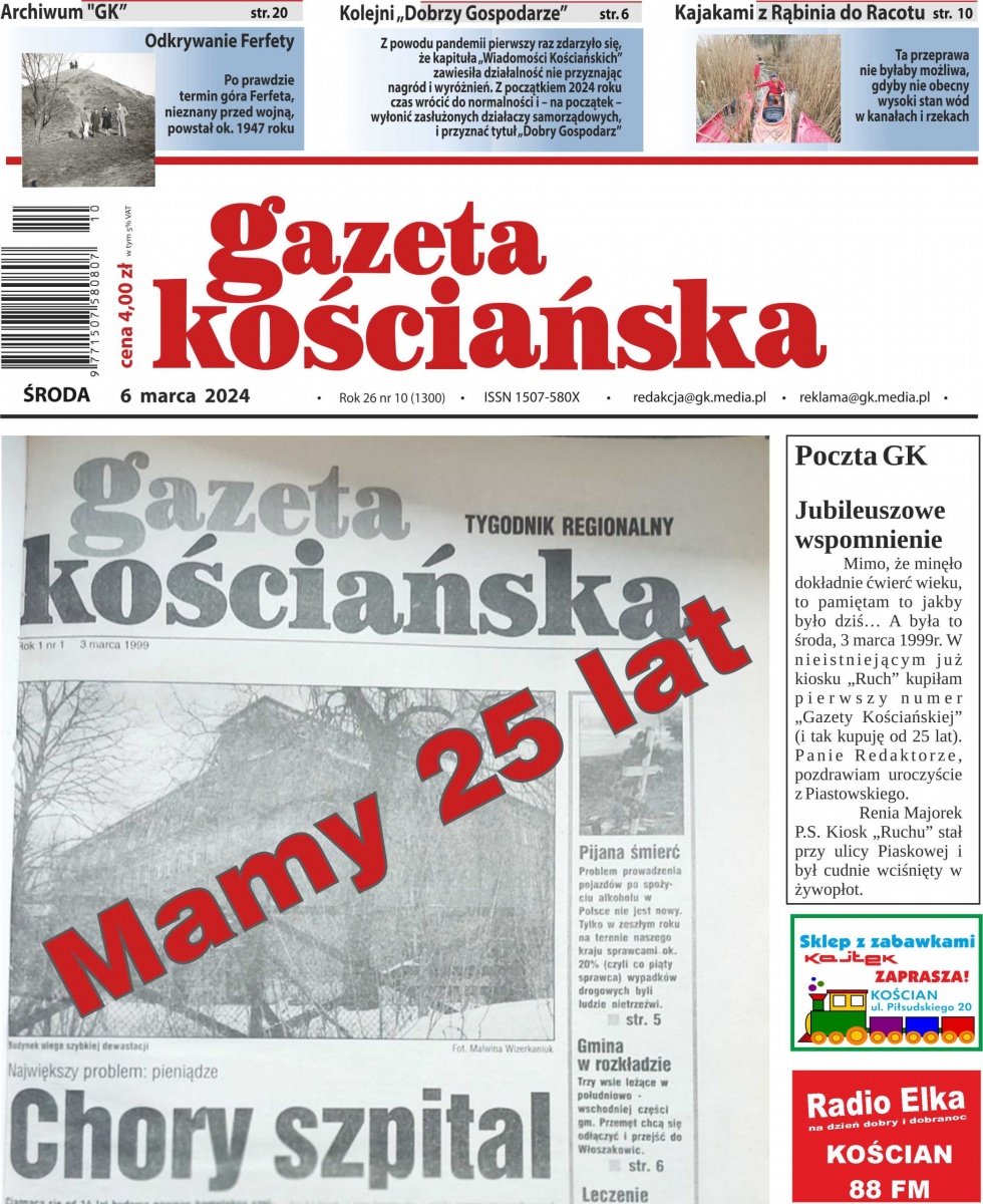 Nowy numer Gazety Kościańskiej