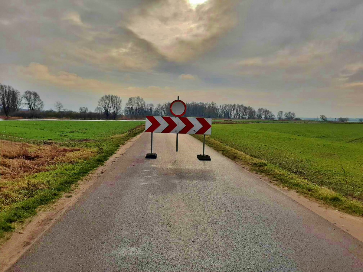 Droga Kościan - Nielęgowo zamknięta!