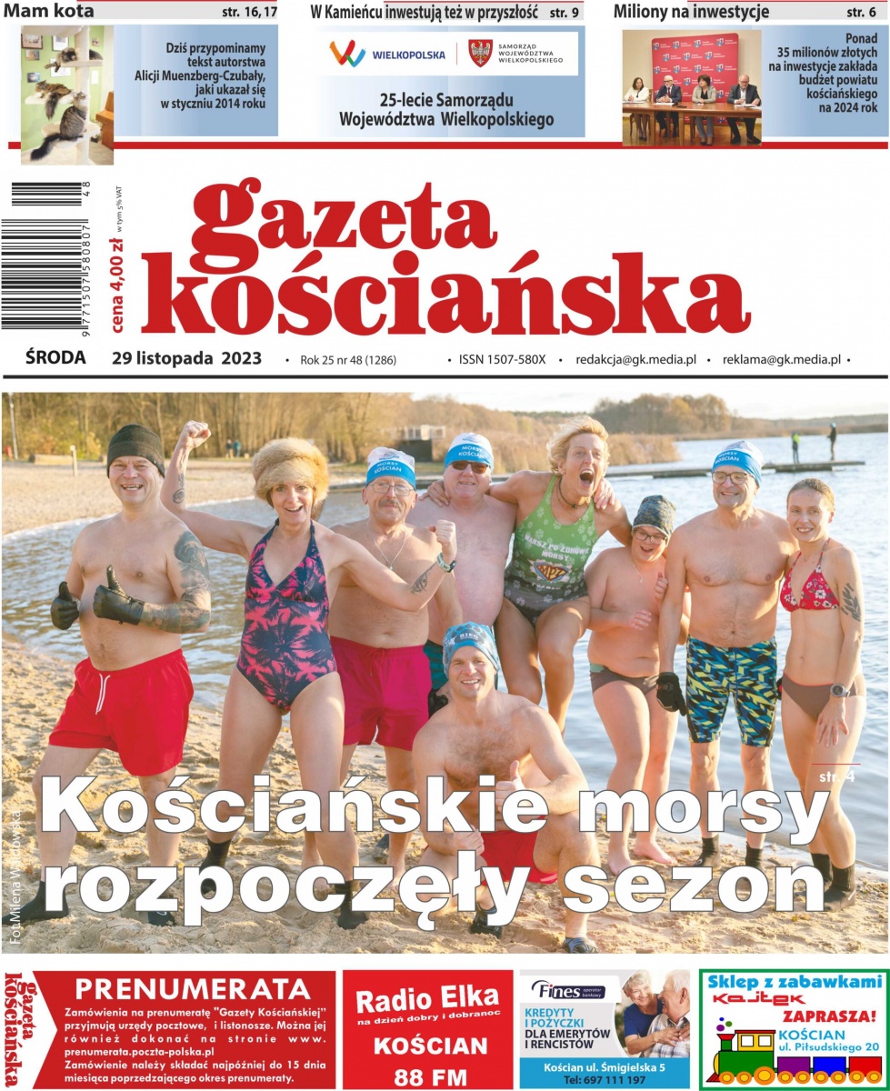 Najnowszy numer Gazety Kościańskiej