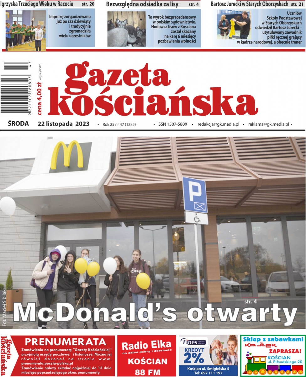 Nowy numer Gazety Kościańskiej!
