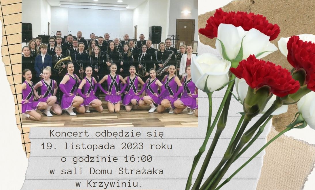 Koncert patriotyczny Orkiestry Dętej OSP Krzywiń już w niedzielę!