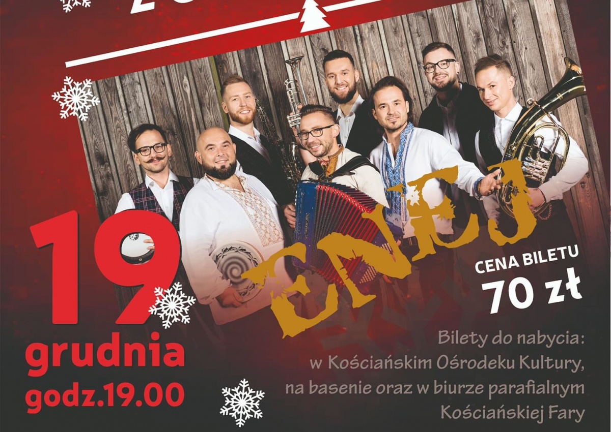 Enej na Kolędowaniu z Gwiazdami! Ostatnie bilety!