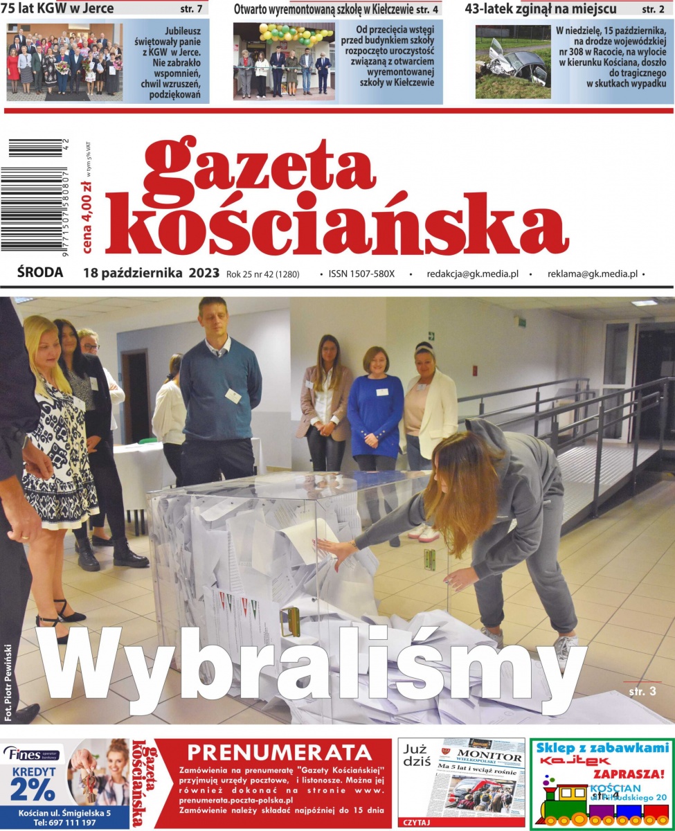 Najnowszy numer Gazety Kościańskiej!