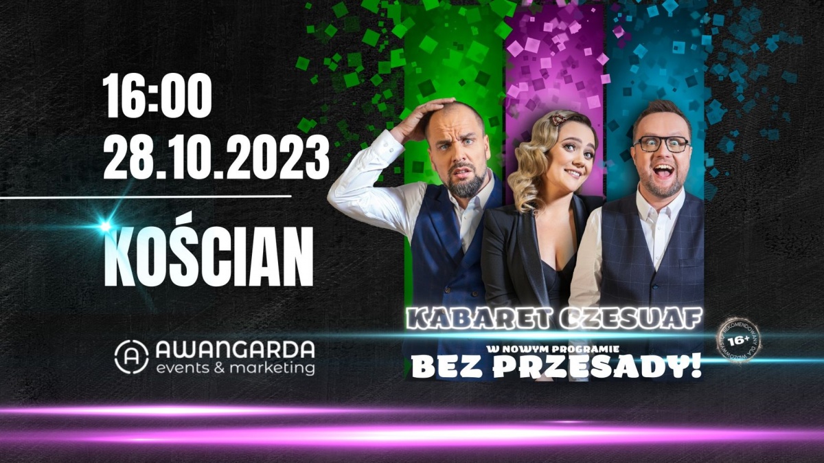 Kabaret Czesuaf już wkrótce w Kościanie. Do wygrania bilety!
