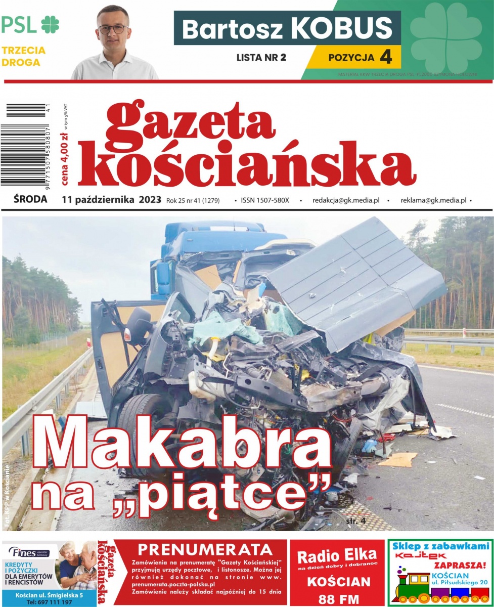 Najnowszy numer Gazety Kościańskiej!