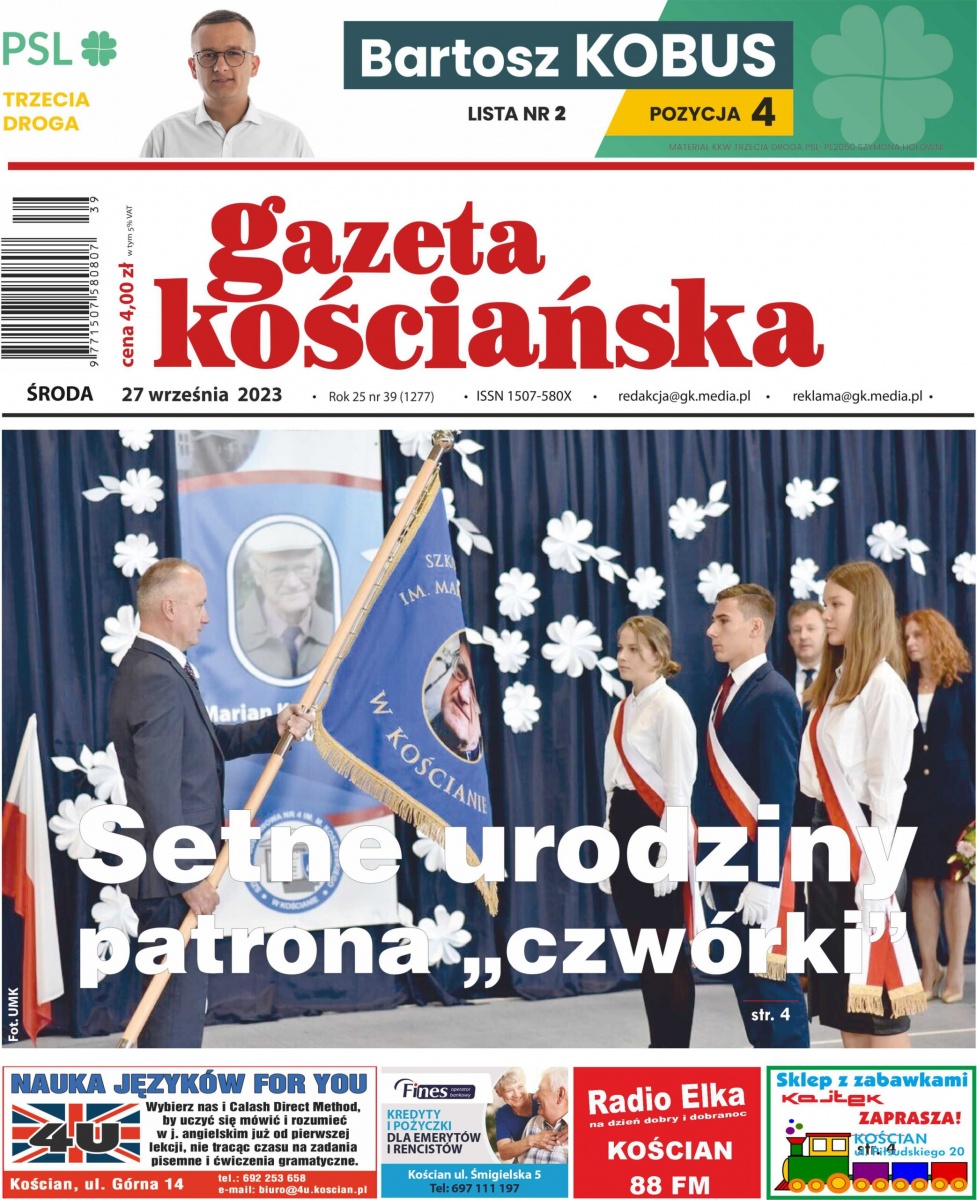 Najnowszy numer Gazety Kościańskiej!