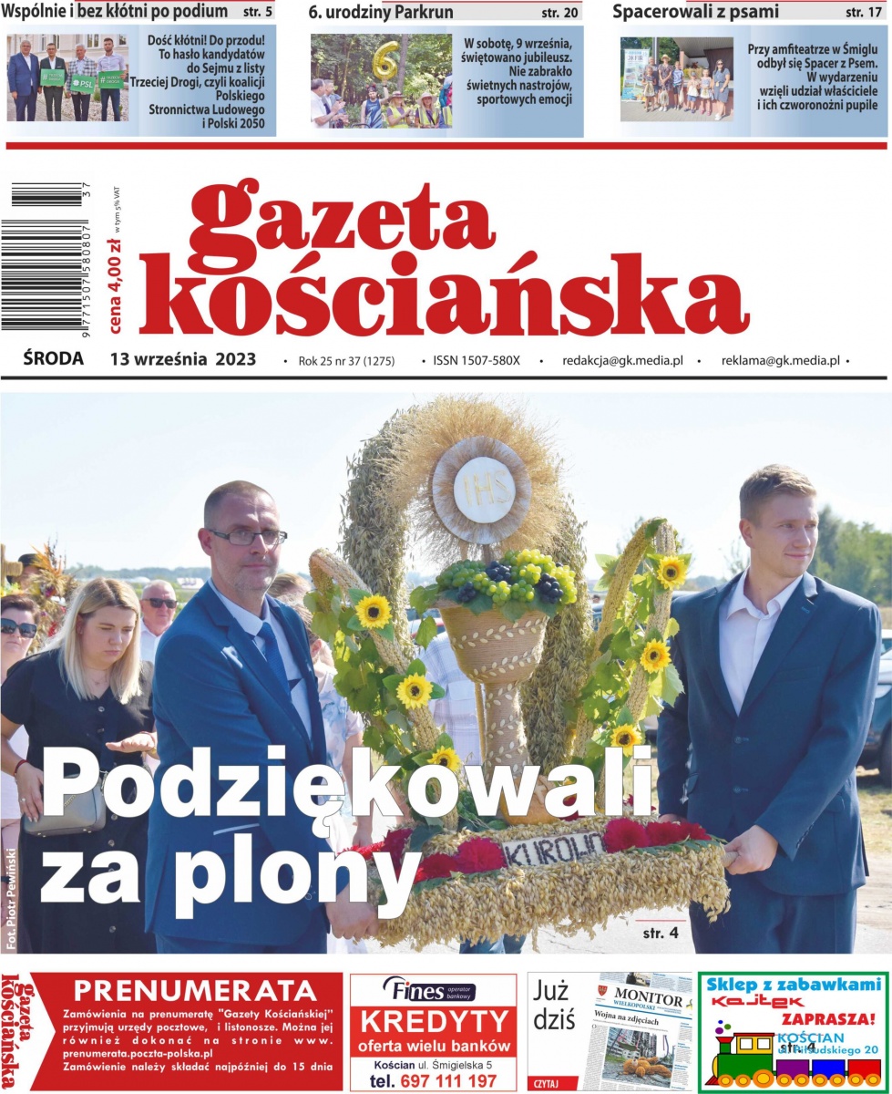 Najnowszy numer Gazety Kościańskiej!