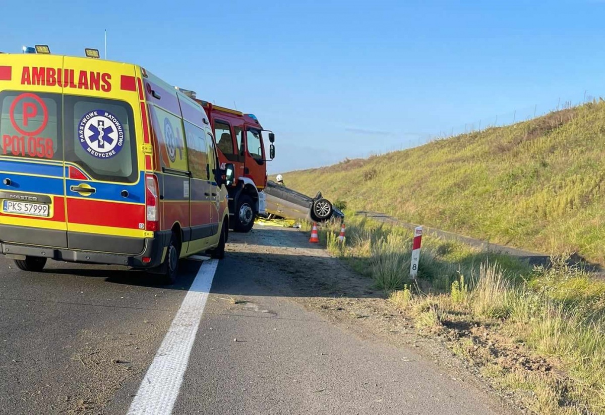 Śmiertelny wypadek na S5 koło Kościana!