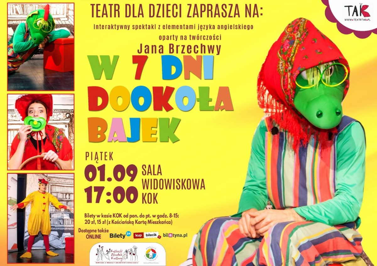 W 7 dni dookoła bajek - spektakl dla dzieci w przyszły piątek!