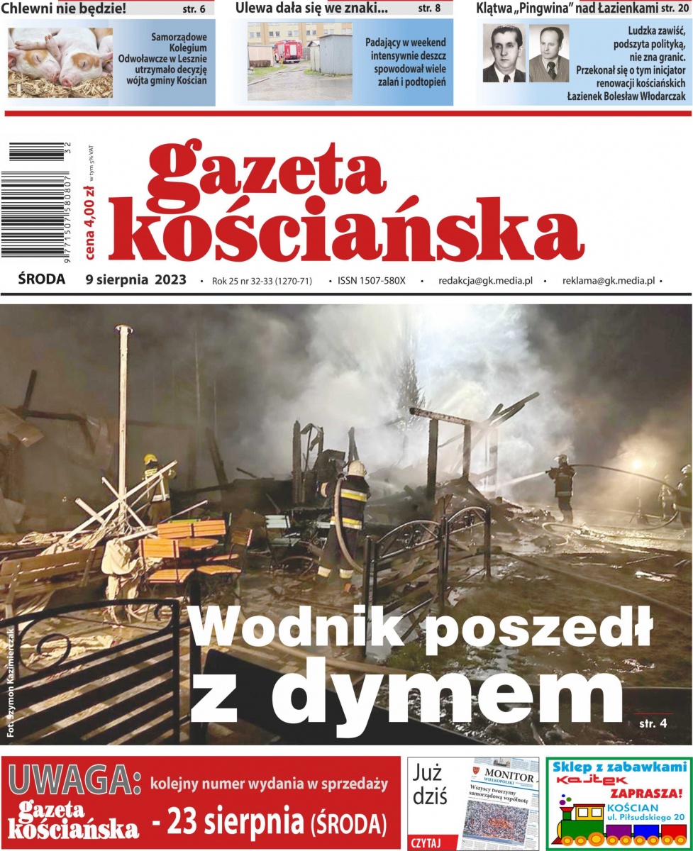 Najnowszy numer Gazety Kościańskiej!