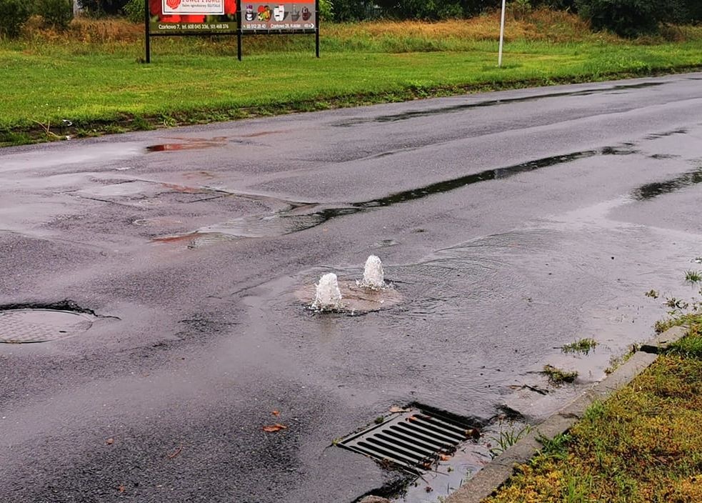 Ulewa dała się we znaki...