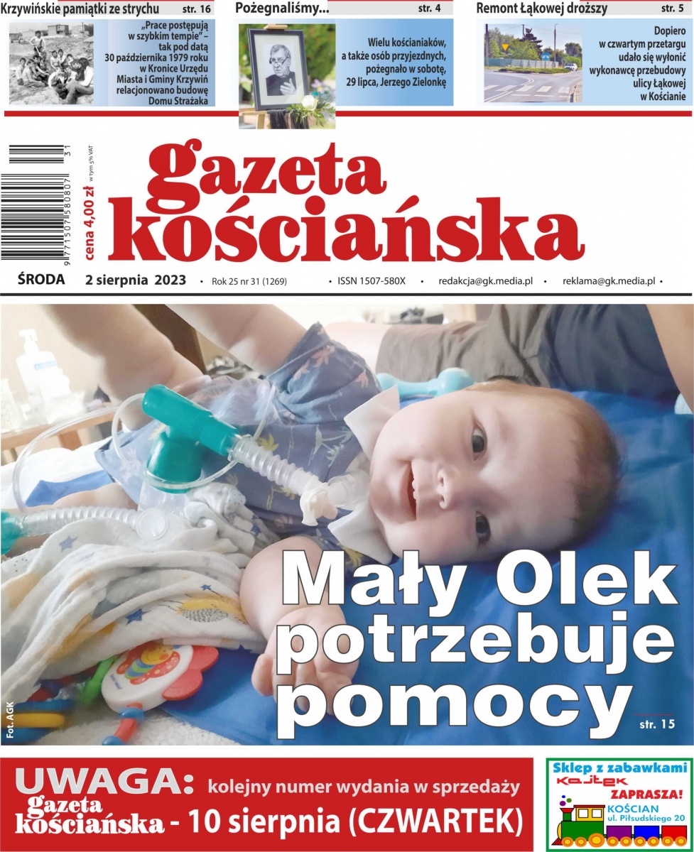 Najnowszy numer Gazety Kościańskiej