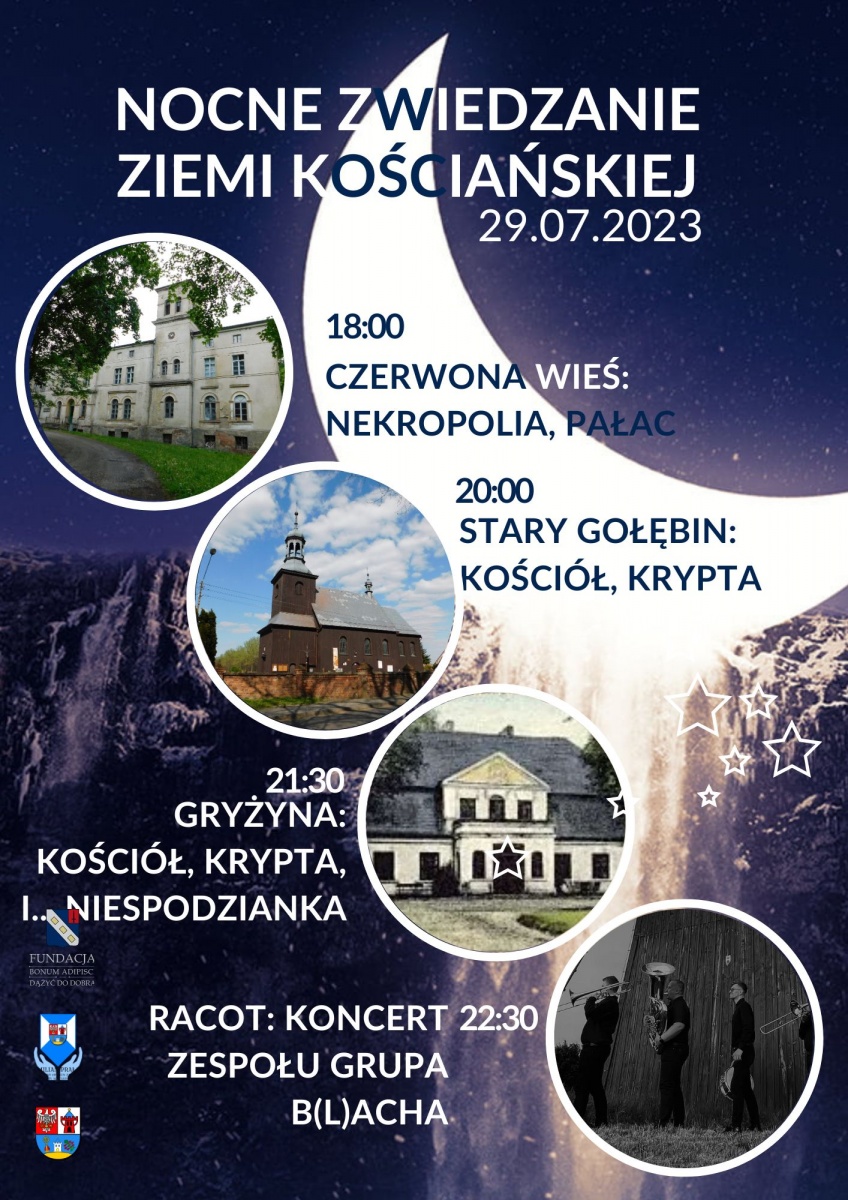 Nocne zwiedzanie Ziemi Kościańskiej już za tydzień!