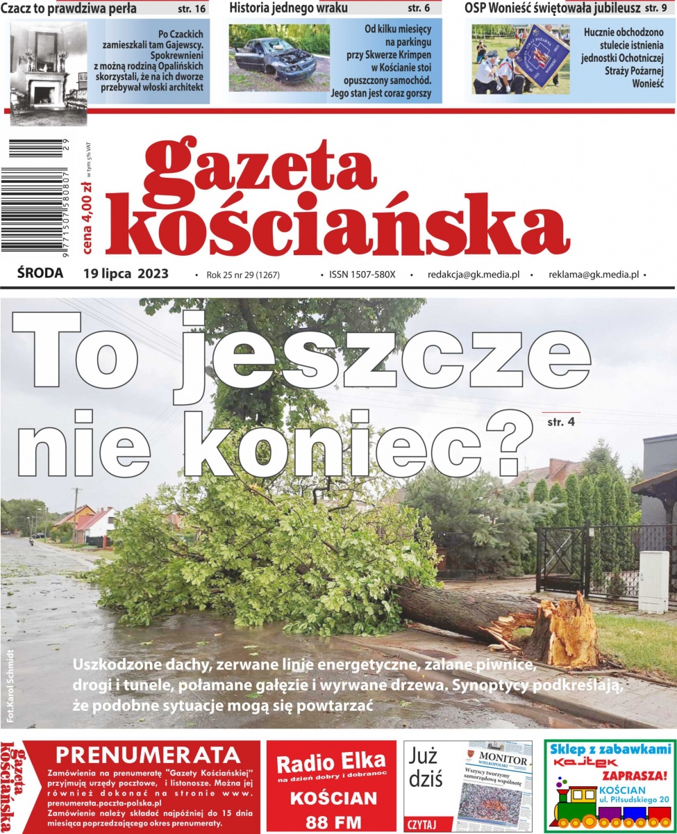 Najnowszy numer Gazety Kościańskiej