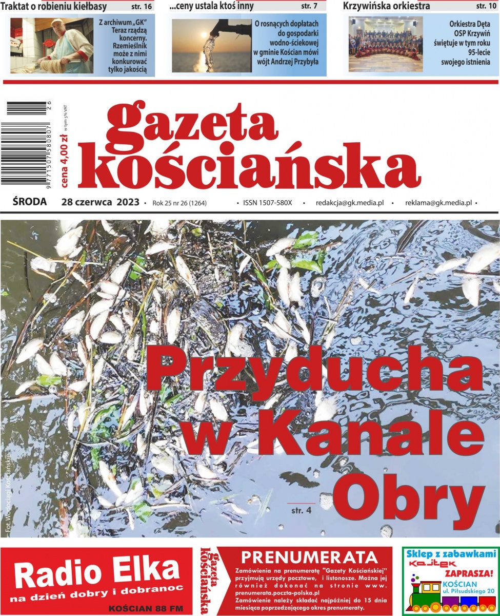 Najnowszy numer Gazety Kościańskiej!