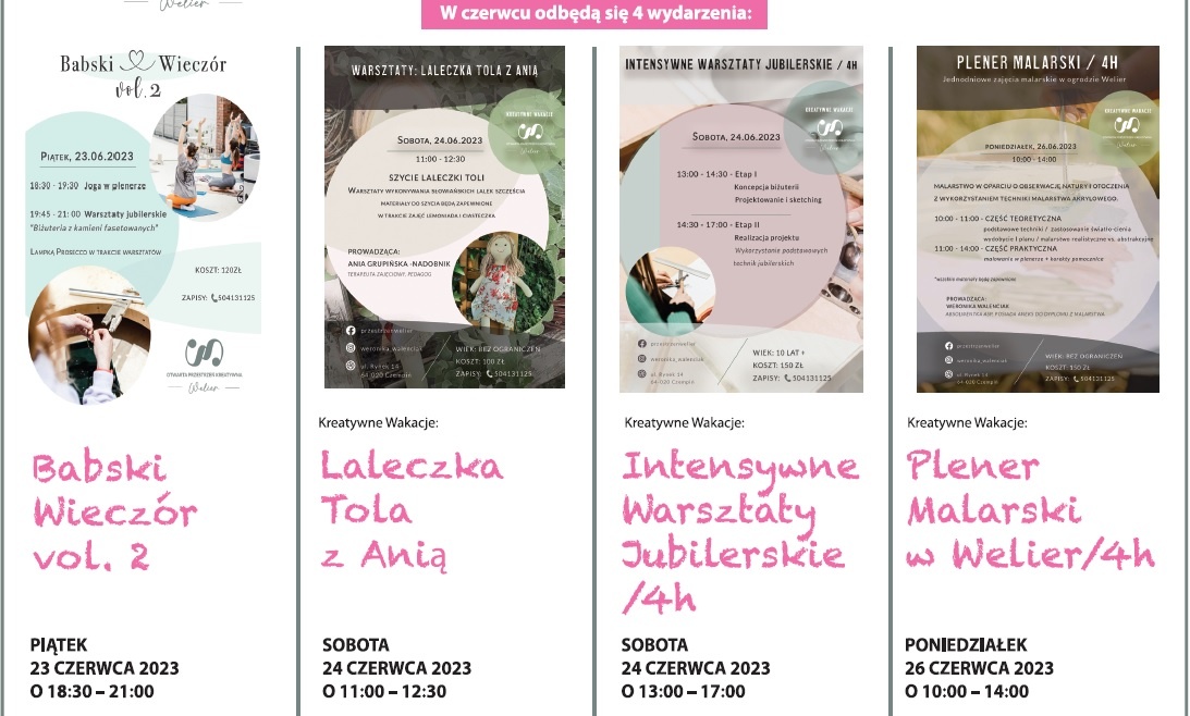 Kreatywne wakacje w Welier w Czempiniu