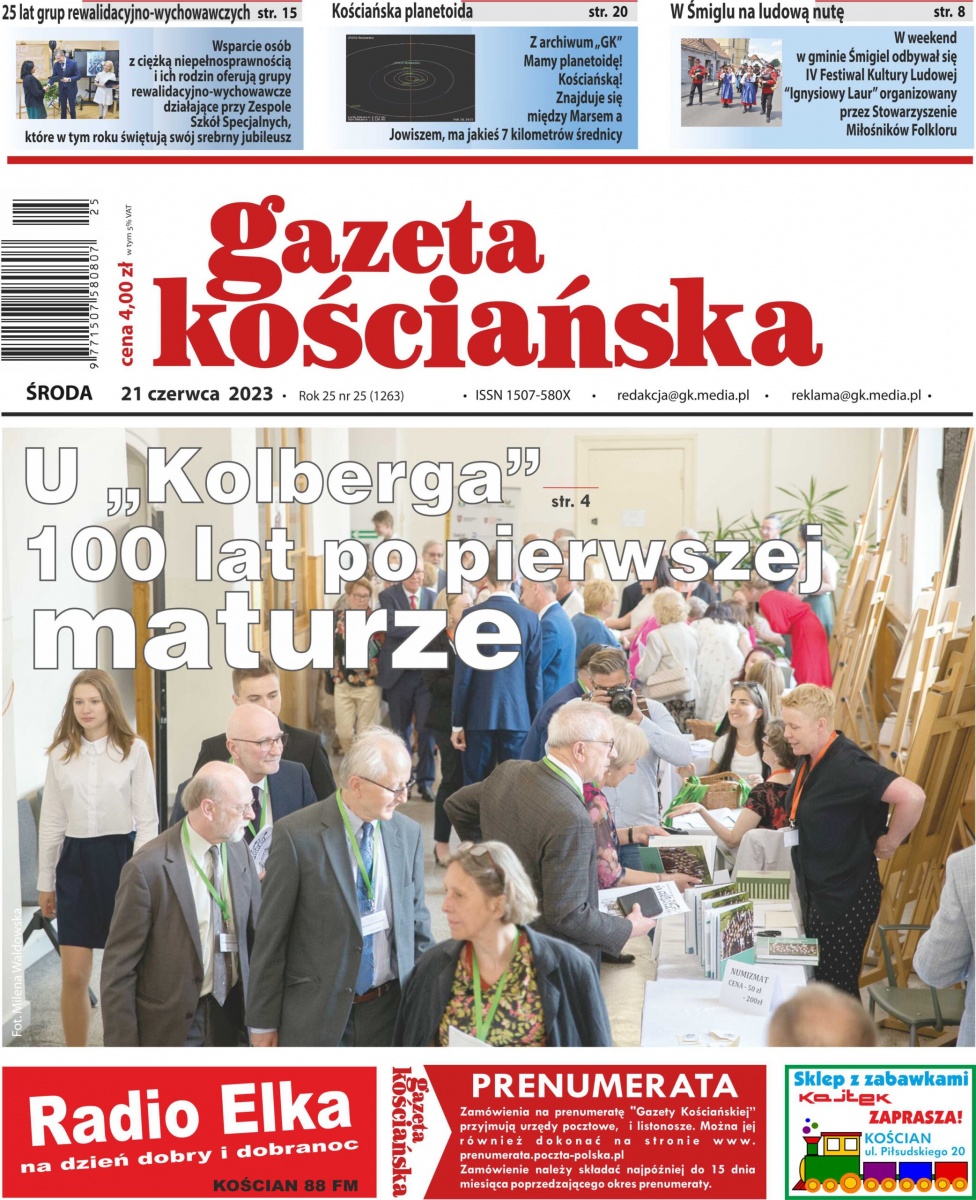 Najnowszy numer Gazety Kościańskiej!