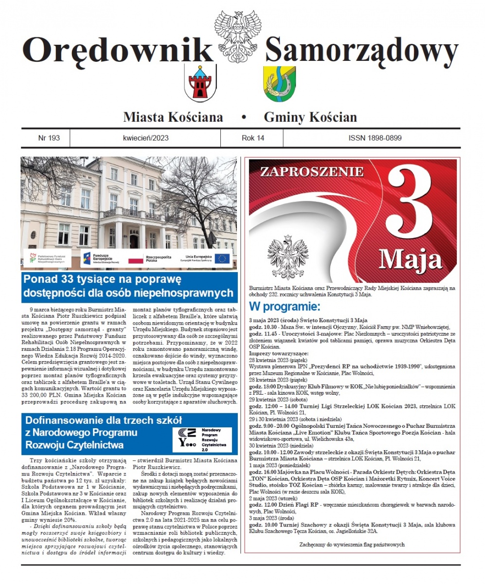 Orędownik Samorządowy – Kościan i gmina Kościan