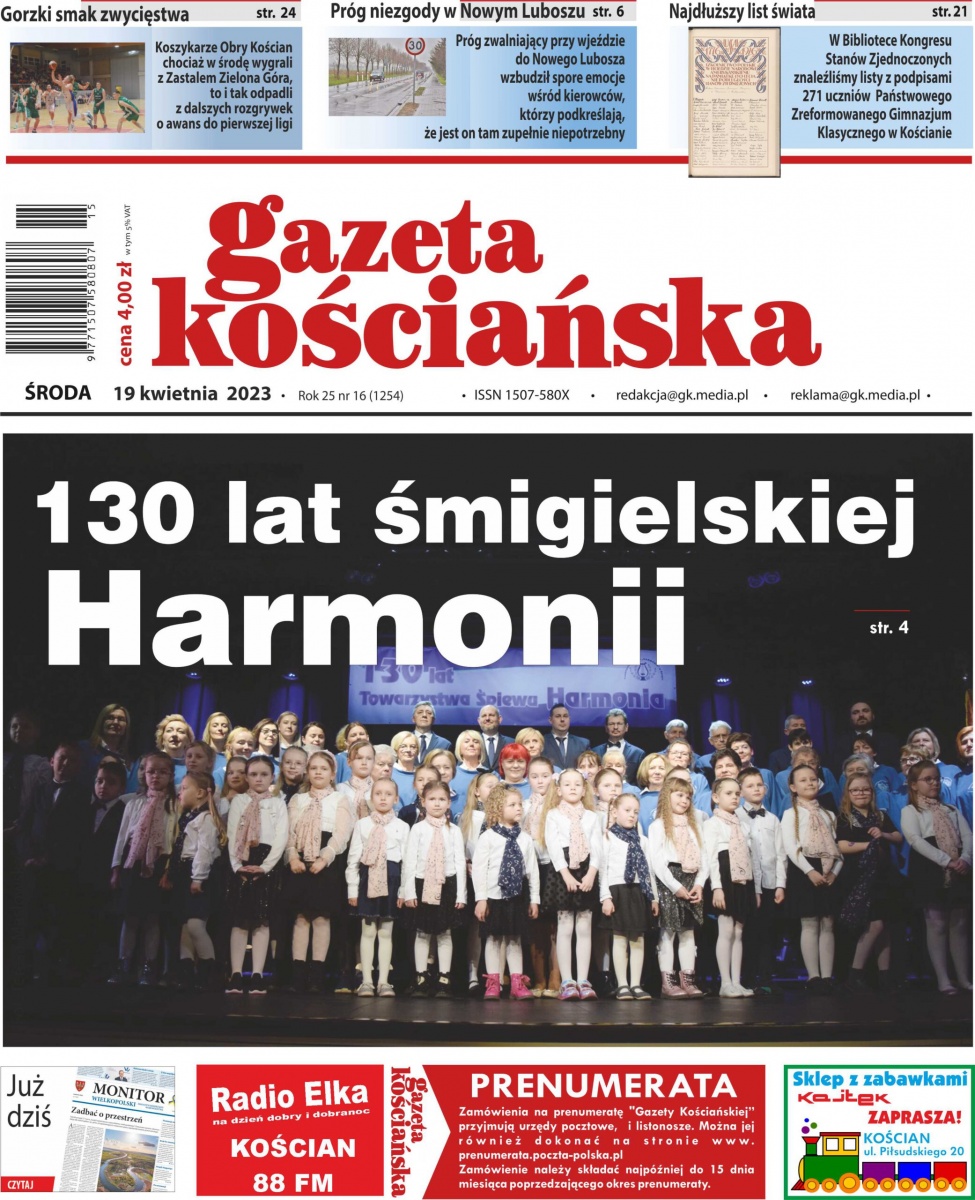 Najnowszy numer Gazety Kościańskiej!