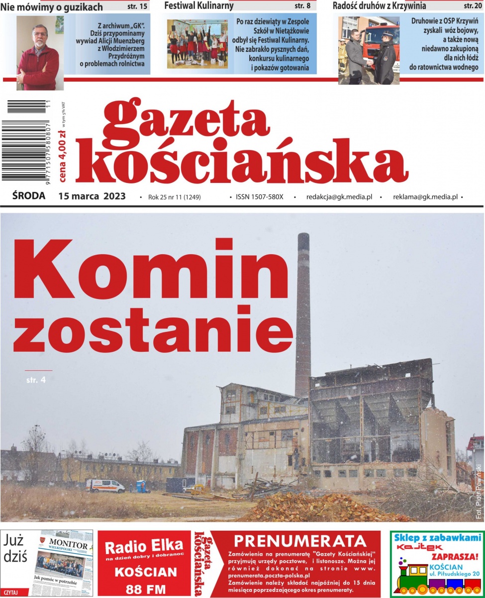 Najnowszy numer Gazety Kościańskiej!