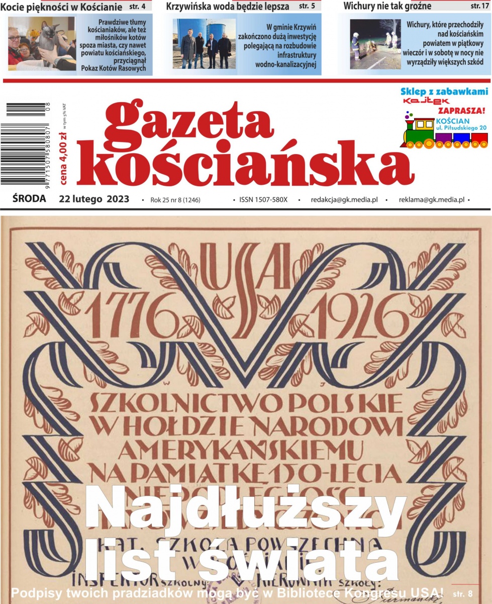 Najnowszy numer Gazety Kościańskiej!